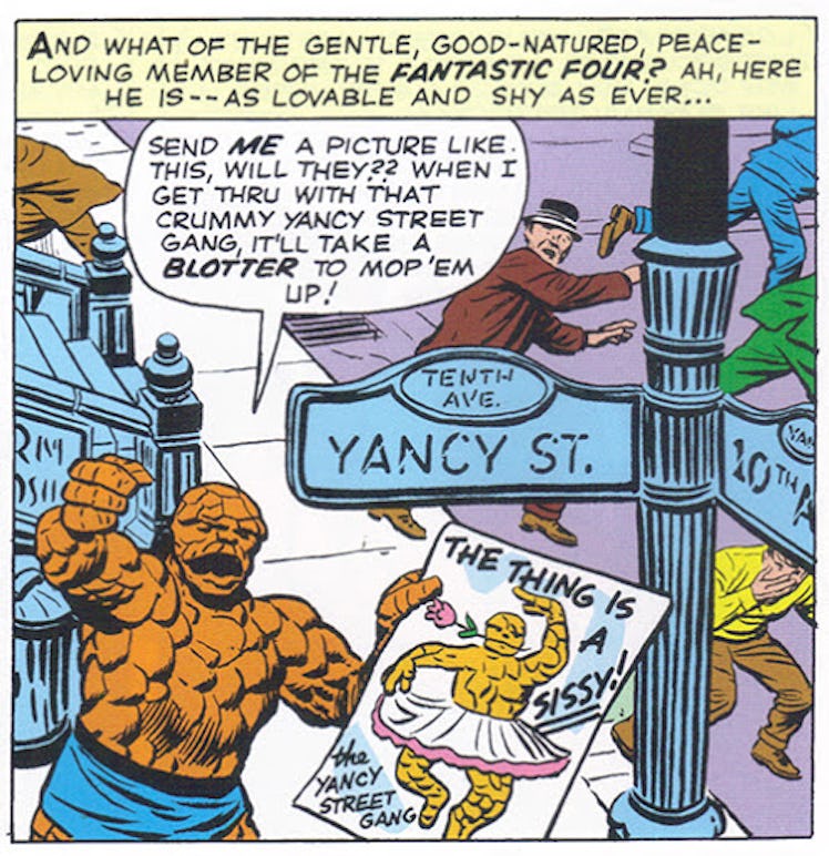 the thing marvel comics yancy street gang