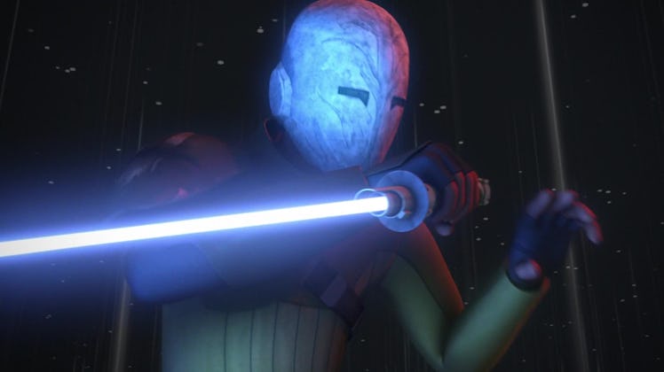 After being blinded in a fight, Kanan Jarrus consistently wore different blast shields and still pro...