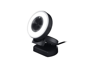 Razer Kiyo Streaming Webcam: 1080p 30 FPS / 720p 60 FPS - Ring Light w/ Adjustable Brightness - Buil...