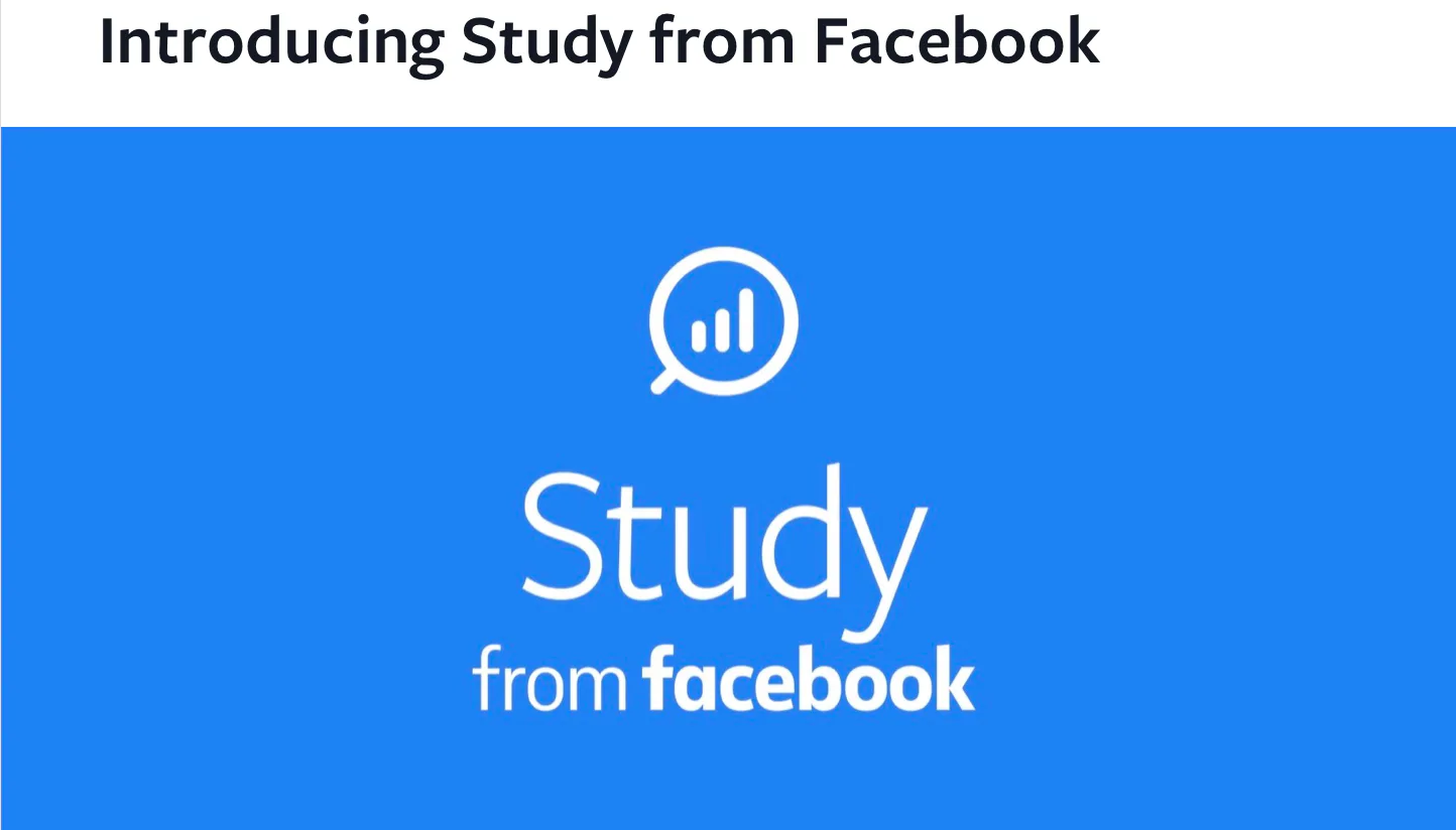Study From Facebook: The Depressing Subtext to Facebook's User Research App