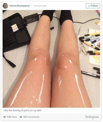 For this illusion, are these legs painted? Or are they glossy?