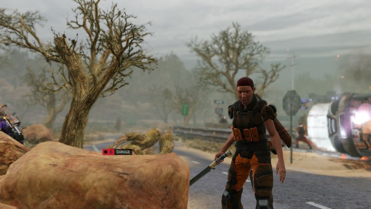 Ranger from XCOM 2 standing on a road