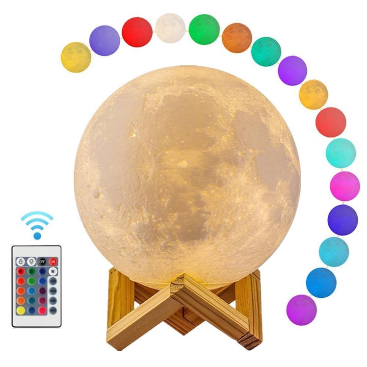 3D Print Moon Globe Lamp