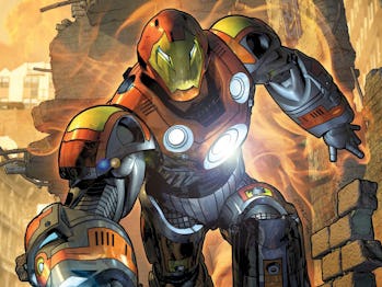 Iron Man S New Mcu Suit Looks Like An Ultimate Marvel Homage The armor's color scheme is red, gold, & silver, with red being the dominant color.