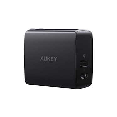 AUKEY USB C Charger with Power Delivery & Quick Charge 3.0 Ports, 18W USB Wall Charger, Compatible i...