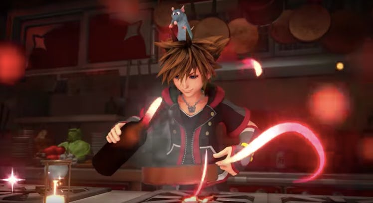 Remy from Ratatouille appears in 'Kingdom Hearts III'.
