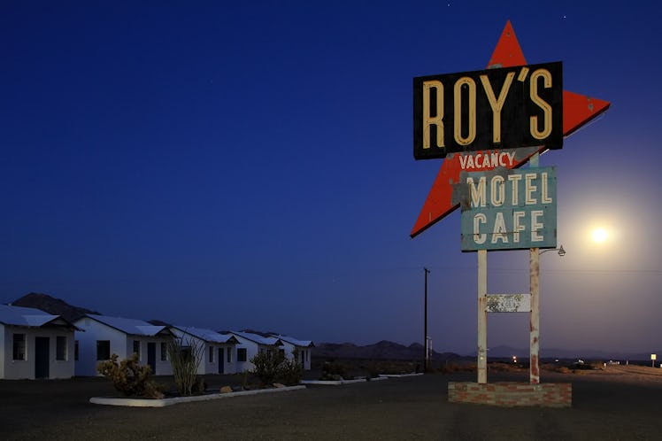 Roy’s Motel and Cafe in Amboy, California, along Route 66.