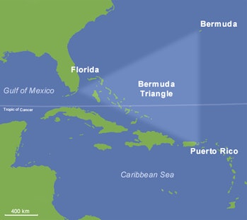 bermuda triangle map