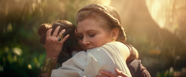 Rey and Leia in 'Rise of Skywalker'