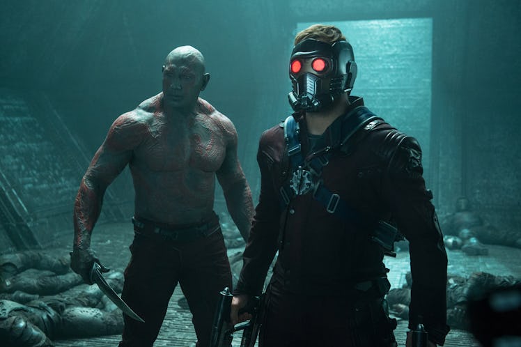 Guardians of the Galaxy Peter Quill Star Lord Dave Bautista