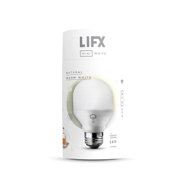LIFX Mini White (A19) Wi-Fi Smart LED Light Bulb, Dimmable, Warm White, No Hub Required, Works with ...