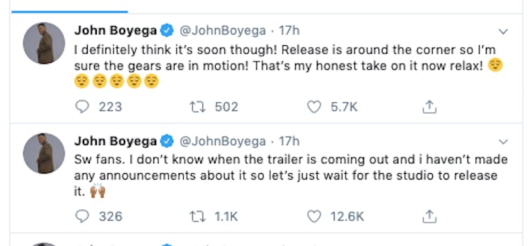 john boyega star wars 9 trailer 3 twitter