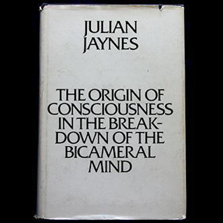 Cover of "The Origin of Consciousness in the Breakdown of the Bicameral Mind" book by Julian Jaynes
