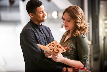 Keiynan Lonsdale as Wally West and Violett Beane as Jesse Quick on 'The Flash'