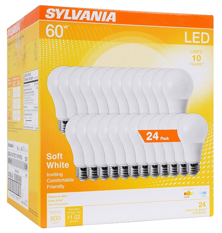 Sylvania Home Lighting 74765 A19 Efficient 8.5W Soft White 2700K 60W Equivalent A29 LED Light Bulb (...