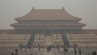 China has been working to reduce the smoggy conditions that plague Beijing. 