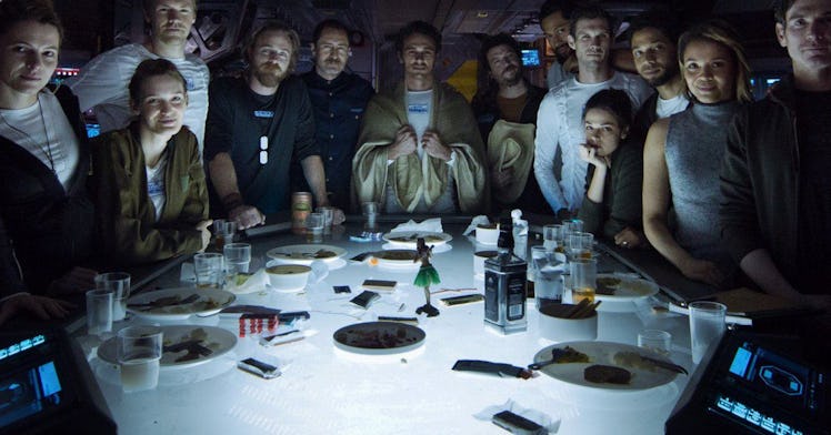 James Franco in a scene that doesn't appear in 'Alien: Covenant'