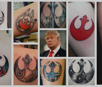 Donald Trump Will Spark a 'Star Wars' Rebel Alliance Tattoo Boom