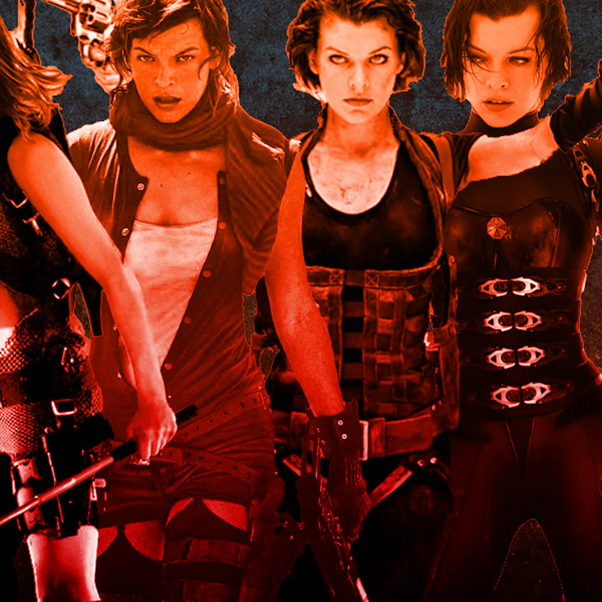 milla jovovich red dress resident evil The Abduction Of Alice