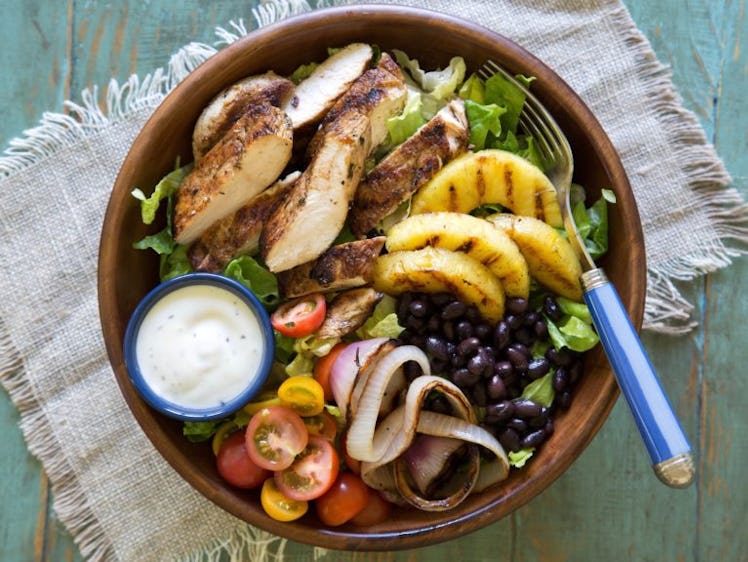 Grilled Jerk Chicken Salad