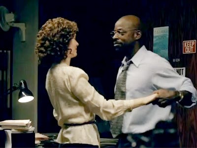 Marcia Clark and Christopher Darden in "The People VS. O.J. Simpson"