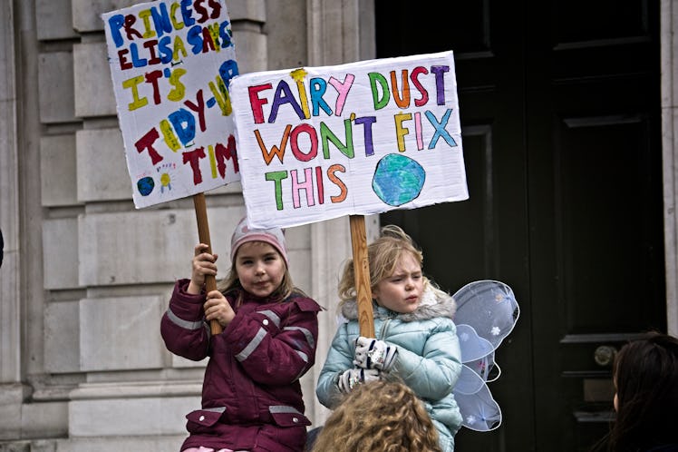 Global Climate Strike in London in March, 2019.