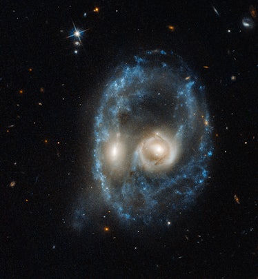 Two galaxies merger