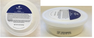 panera cream cheese listeria recall 8-oz packages of Panera's cream cheese