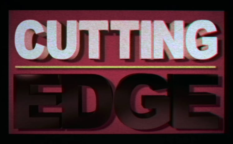 'Cutting Edge' title card from 'Stranger Things'