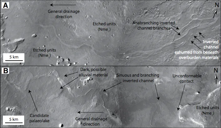 Martian Rivers Scientists Find 4-Billion-Year-Old Fossil Riverbeds on Mars