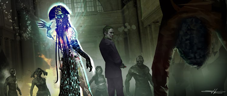 Joker and Enchantress concept art for 'Suicide Squad'