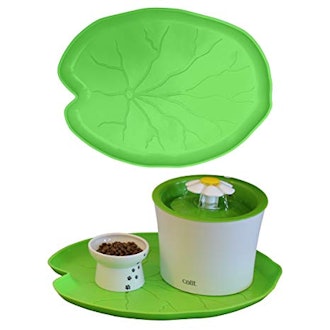 Pet Standard Premium Green Leaf Food Mat