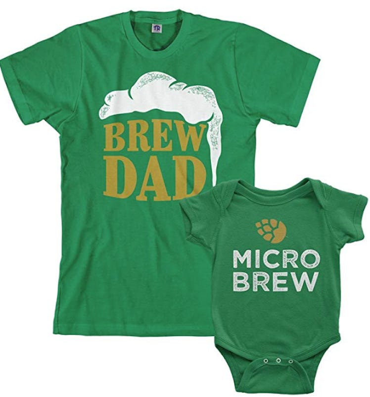 Brew Dad & Micro Brew Infant Bodysuit & Men's T-Shirt Matching Set