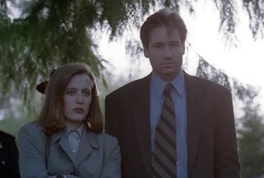 Scully and Mulder in "The X-Files" 