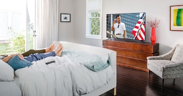 Smart VIZIO D32X-F1 TV in a bedroom