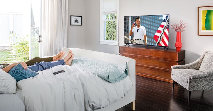 Smart VIZIO D32X-F1 TV in a bedroom