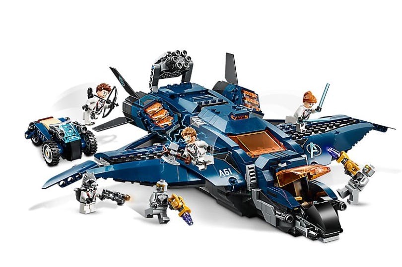 avengers ultimate quinjet lego