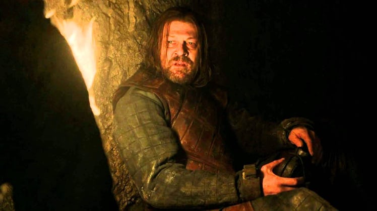 Ned was visited by Varys several times while held captive in the Red Keep.