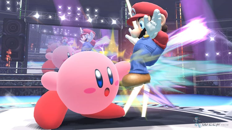 Kirby super smash bros fighting video games mario wii u nitendo 