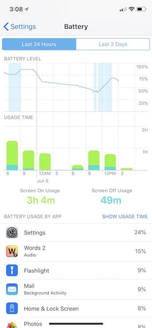 ios 12 apple battery transparency