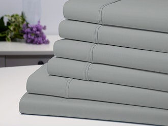 Bamboo Comfort 6-Piece Luxury Silver Sheet Set