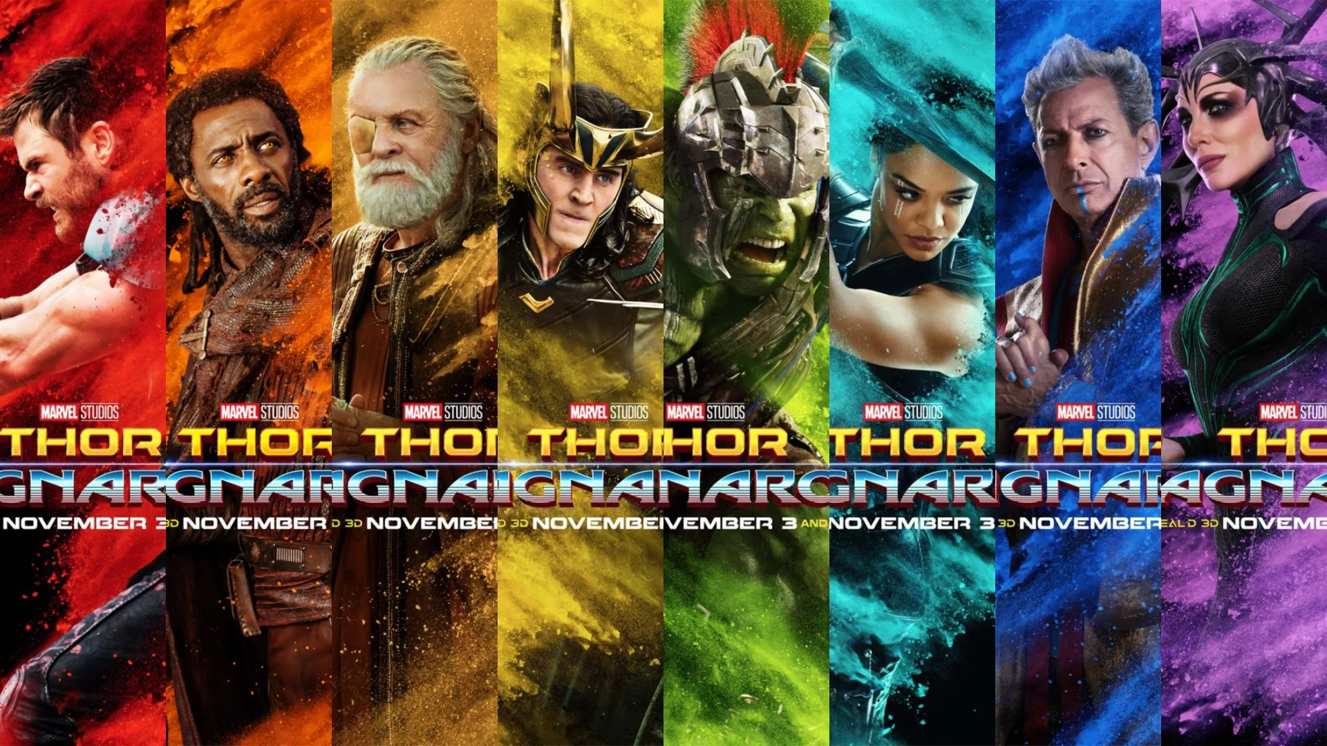 Bold New ‘Thor: Ragnarok’ Posters Show Characters’ True Colors