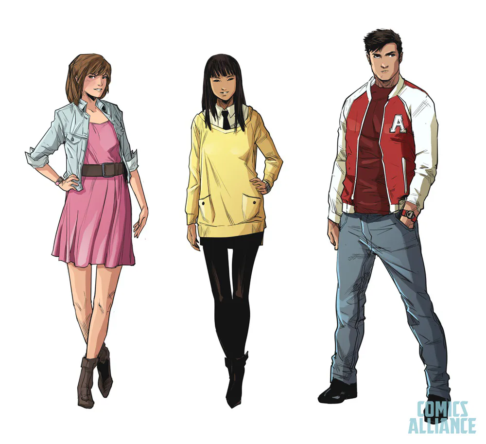 BOOM! Studios' Dapper Power Rangers Look Like a Uniqlo Catalog