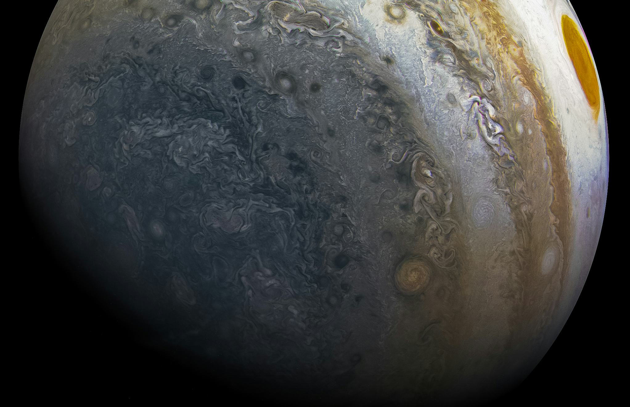 Jupiter's Great Red Spot Captured By Juno In Stunning NASA Photos