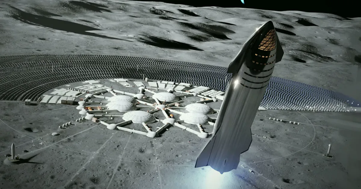 SpaceX ‘excited’ about building moon bases and Mars cities at the same time