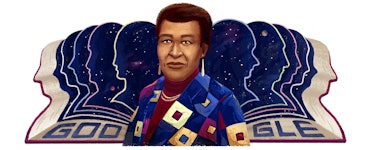 The Octavia E. Butler Google Doodle.