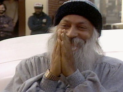 Bhagwan Shree Rajneesh from the tv documentary Wild, Wild Country.