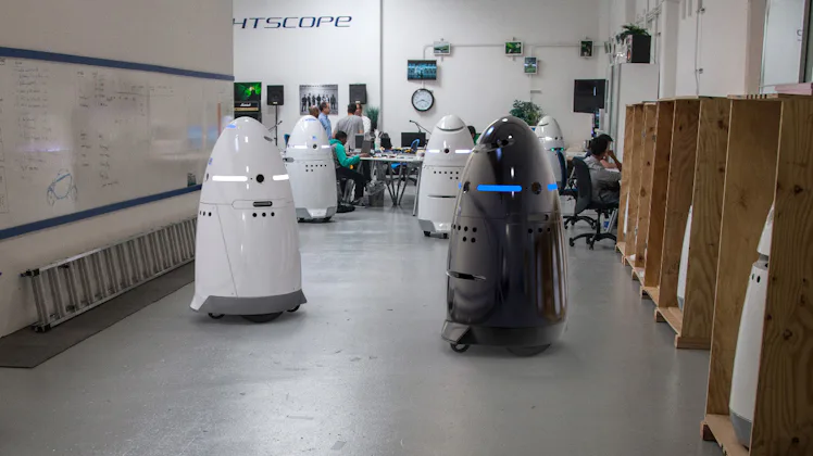 Robot Ransom Crime-Fighting Robots on Patrol in Silicon Valley
