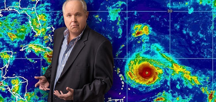 rush limbaugh hurricane conspiracy