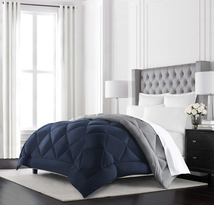 Beckham Hotel Collection Goose Down Alternative Reversible Comforter -